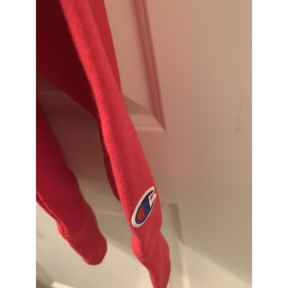 Champion Men's Sweatshirt Hoodie Size XXL Maryland Terrapins Red Black - Picture 7 of 8